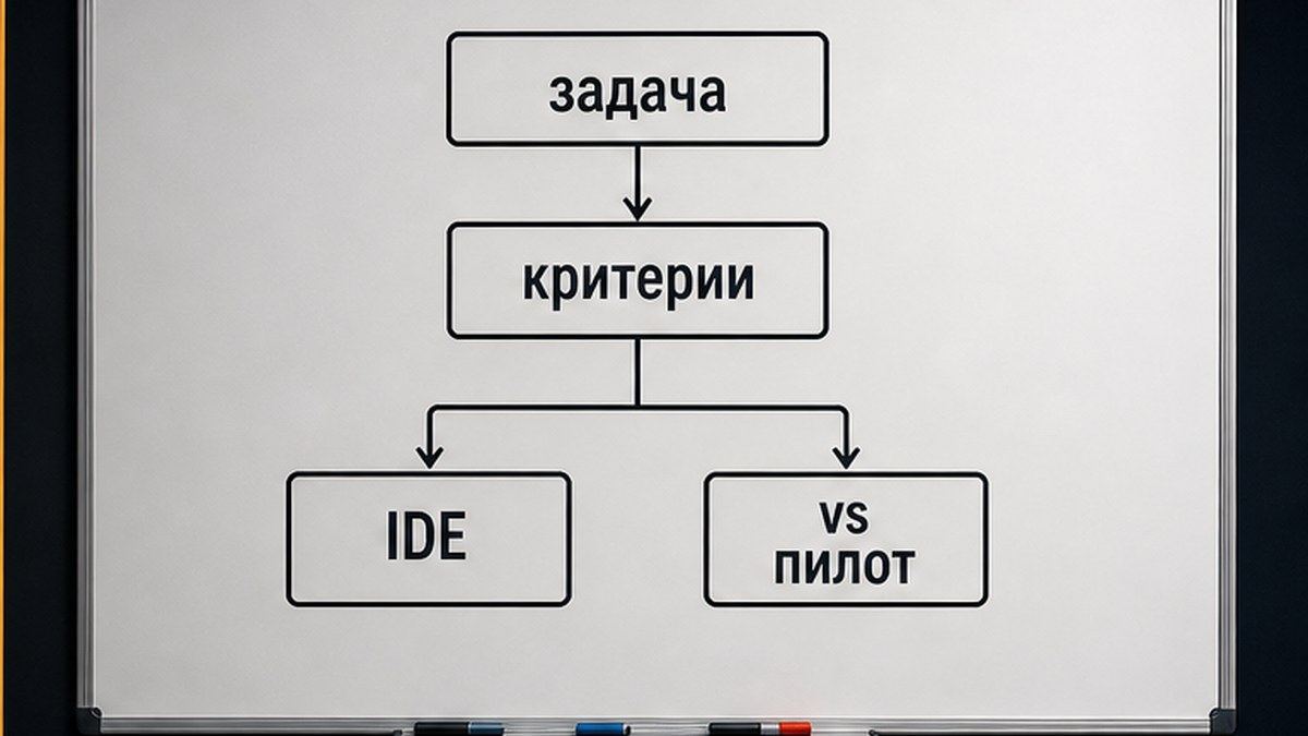 Схема семи критериев сравнения аналогов Cursor под задачу