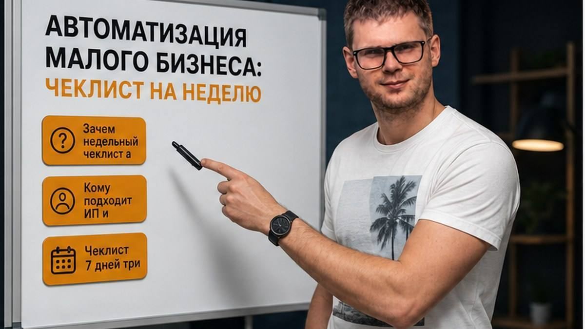 Автоматизация малого бизнеса: чеклист на неделю