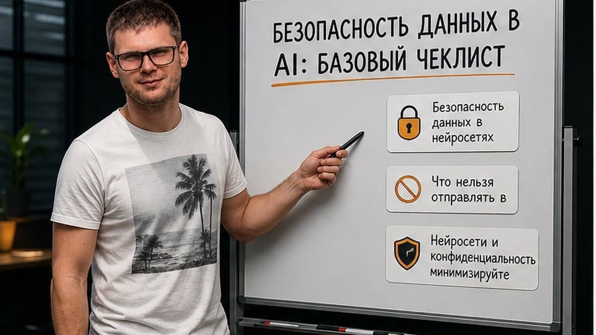 Безопасность данных в AI: базовый чеклист