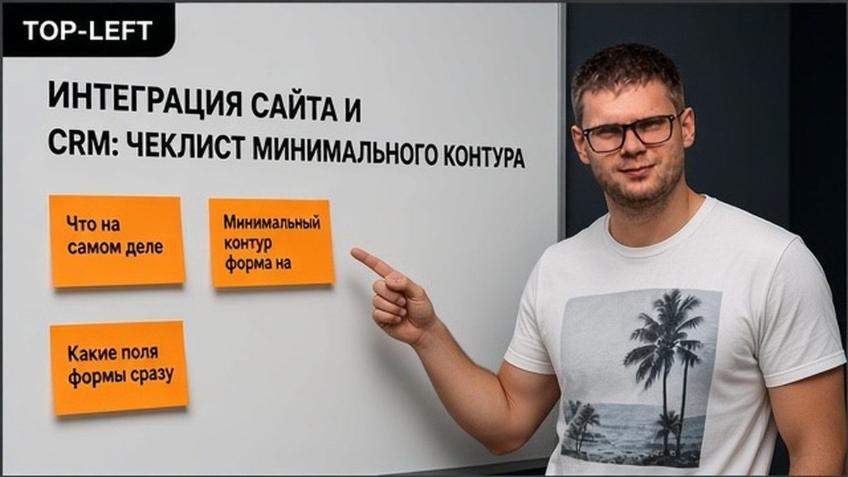Интеграция сайта и CRM: чеклист минимального контура
