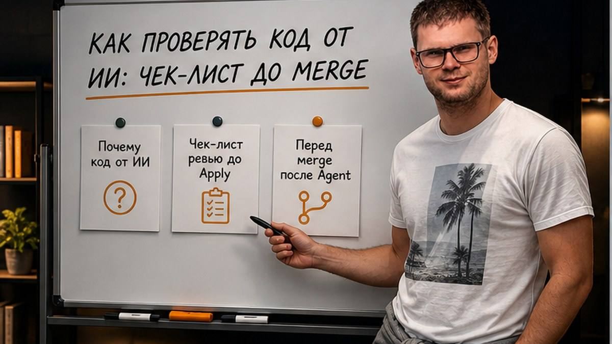 Как проверять код от ИИ: чек-лист до merge