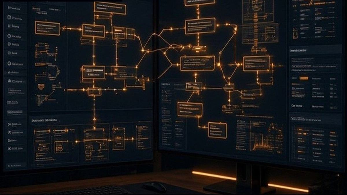 Схема контура связки заявок: триггер, поля, учёт, уведомление и ответственный