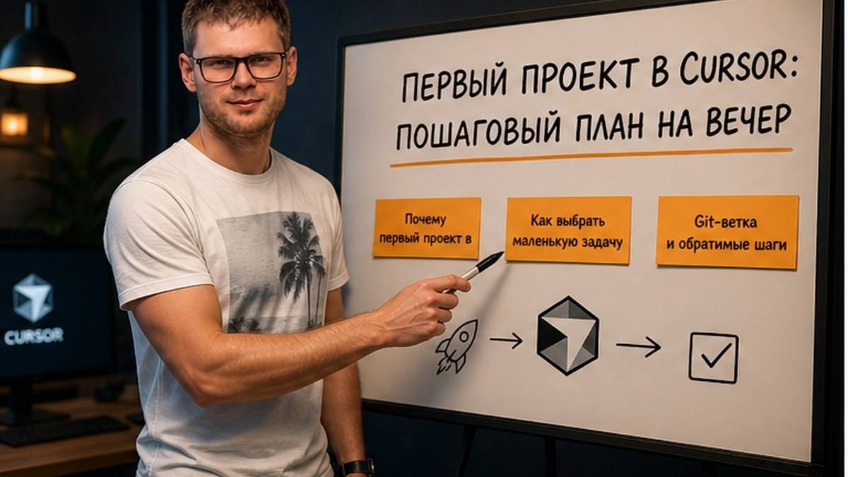 Первый проект в Cursor: пошаговый план на вечер