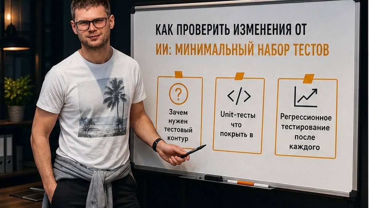 Как проверить изменения от ИИ: минимальный набор тестов
