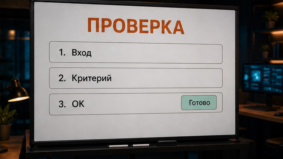 Чеклист запуска пилота